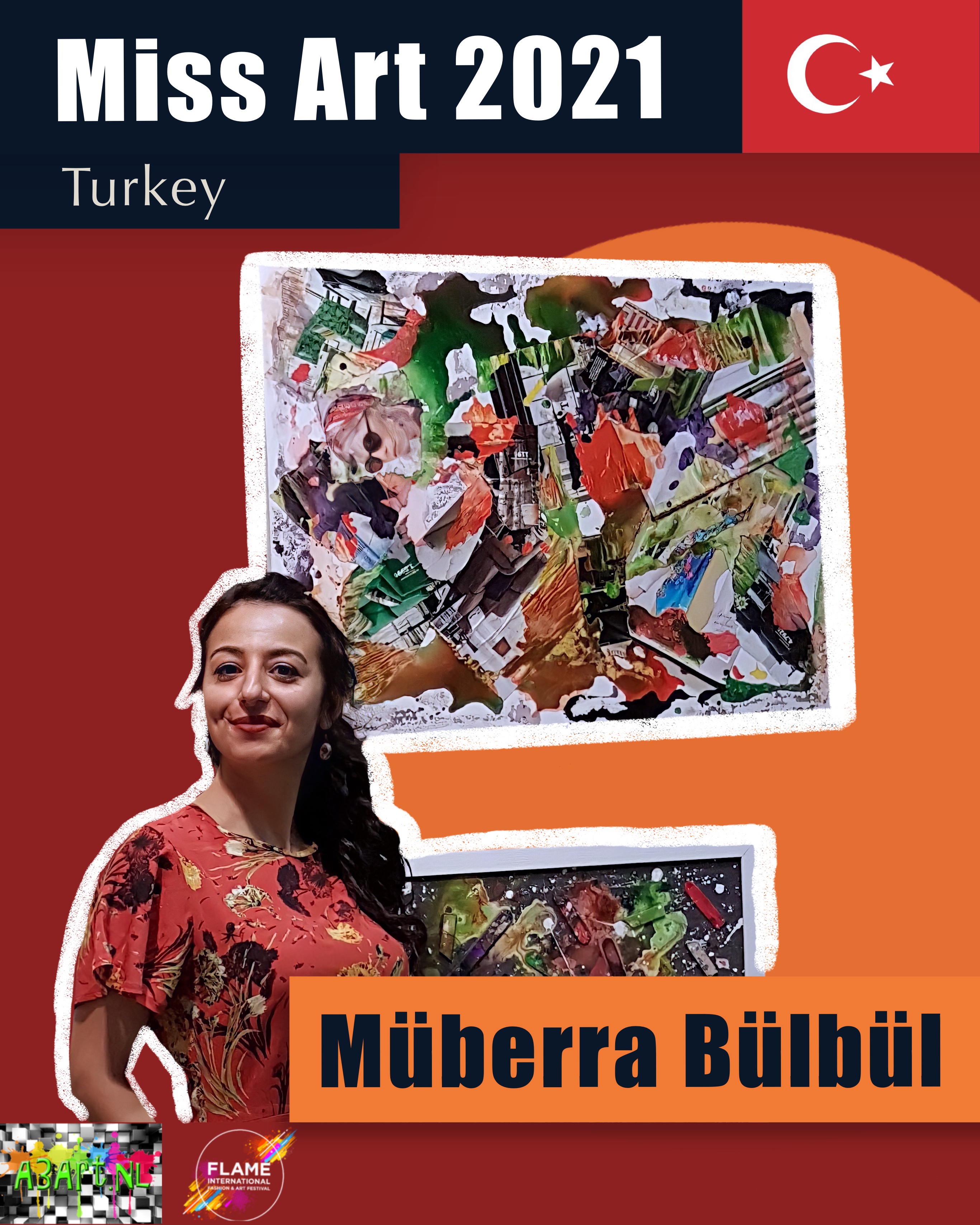 Muberra Bulbul Miss art Turkije